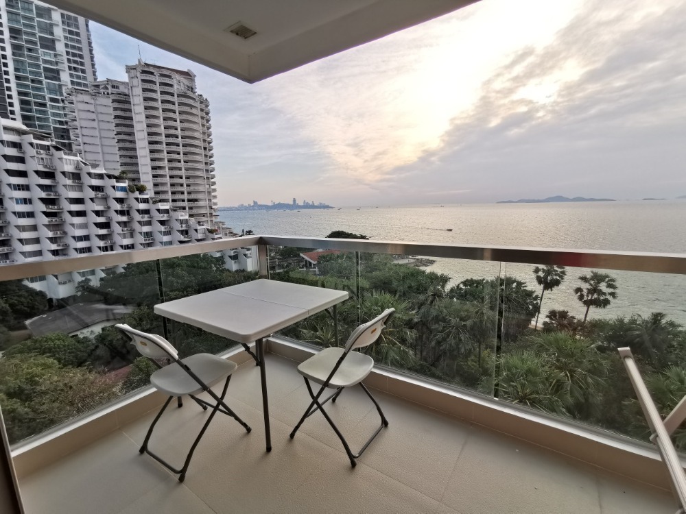 ขายคอนโดพัทยา บางแสน ชลบุรี สัตหีบ : For sale condo The Palm wongamat beach 2 beds direct Sea view sunset (S03-0540)