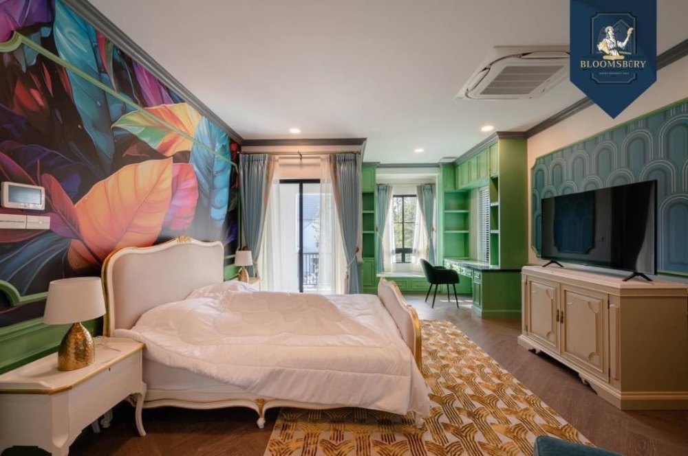 ให้เช่าบ้านพัฒนาการ ศรีนครินทร์ : ให้เช่าบ้านเดี่ยว หลังมุม Nantawan Rama 9 New Krungthepkreetha  2ชั้น 4ห้องนอน 5ห้องน้ำ