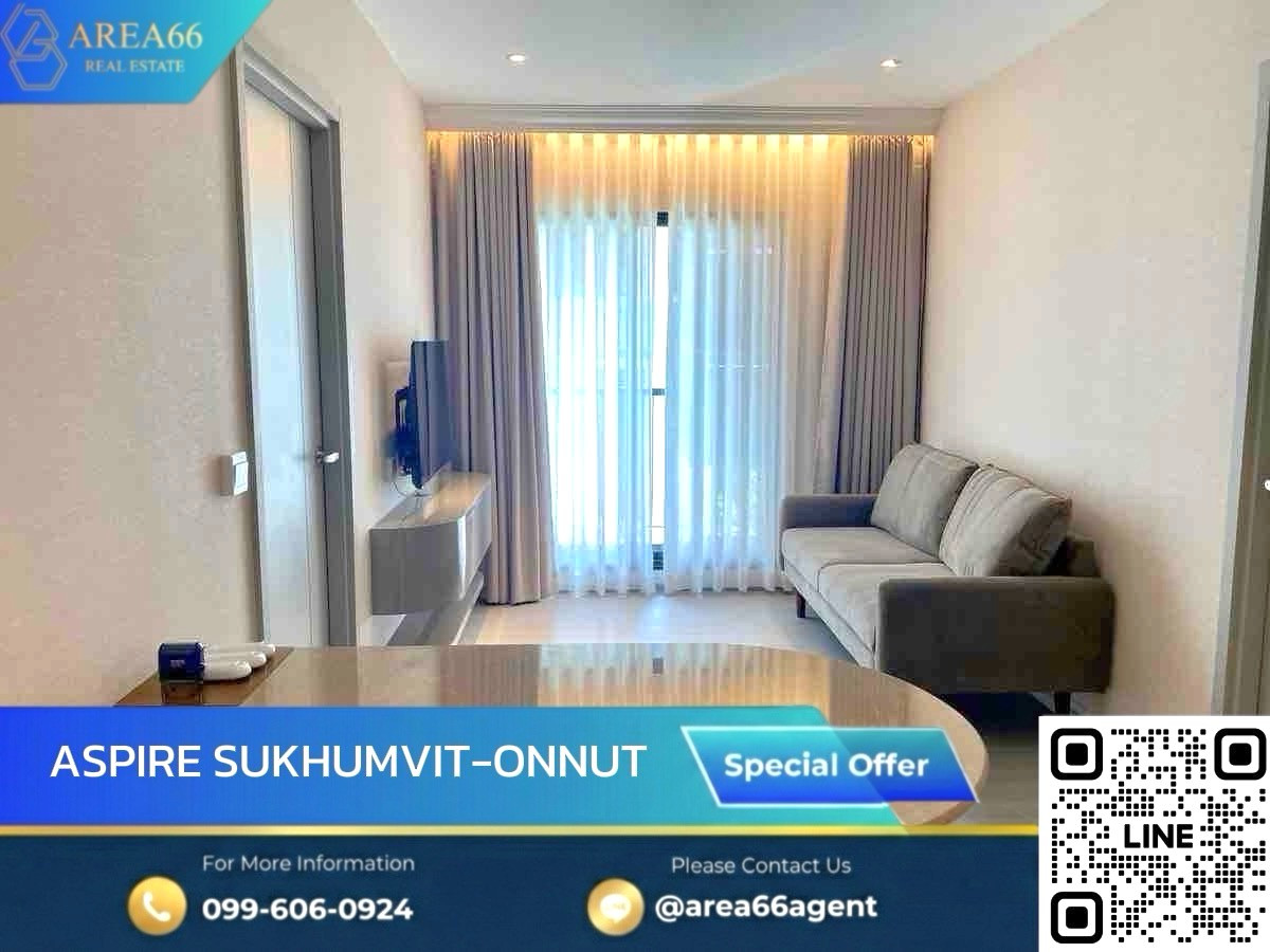 For SaleCondoOnnut, Udomsuk : 🔥 For sale!! Condo Aspire Sukhumvit Onnut
