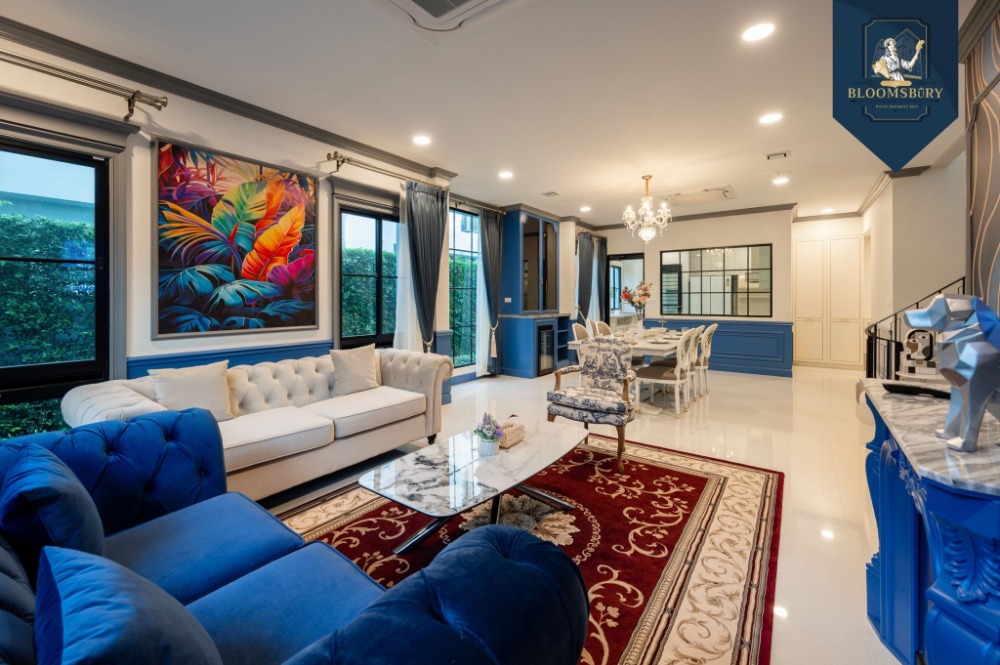 For RentHousePattanakan, Srinakarin : Nantawan Rama 9 - New Krungthepkreetha / 4 Bedrooms (FOR RENT) BZD076