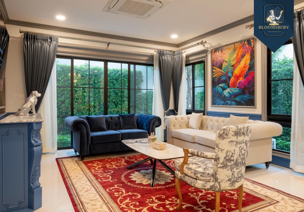 For RentHousePattanakan, Srinakarin : Nantawan Rama 9 - New Krungthepkreetha / 4 Bedrooms (FOR RENT) BZD076