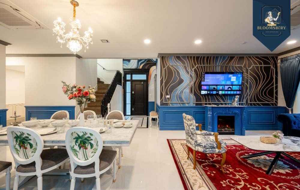 For RentHousePattanakan, Srinakarin : Nantawan Rama 9 - New Krungthepkreetha / 4 Bedrooms (FOR RENT) BZD076