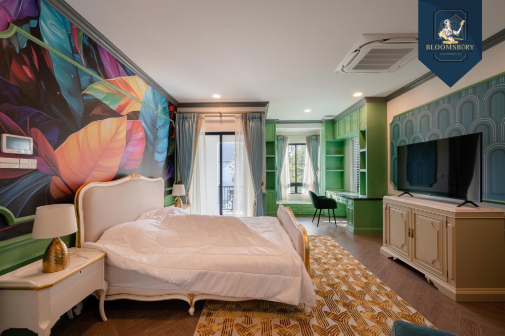 For RentHousePattanakan, Srinakarin : Nantawan Rama 9 - New Krungthepkreetha / 4 Bedrooms (FOR RENT) BZD076