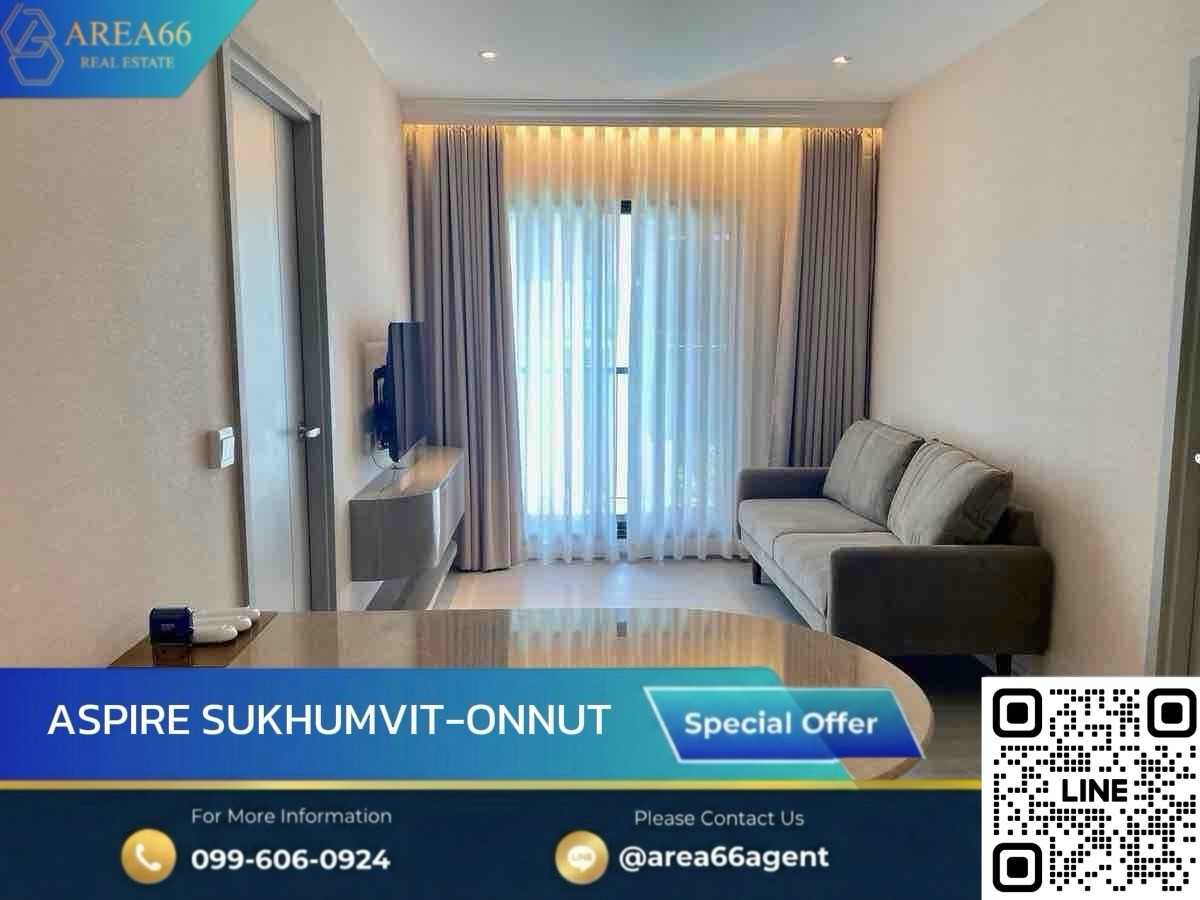 For SaleCondoOnnut, Udomsuk : 🔥 For sale!! Condo Aspire Sukhumvit Onnut