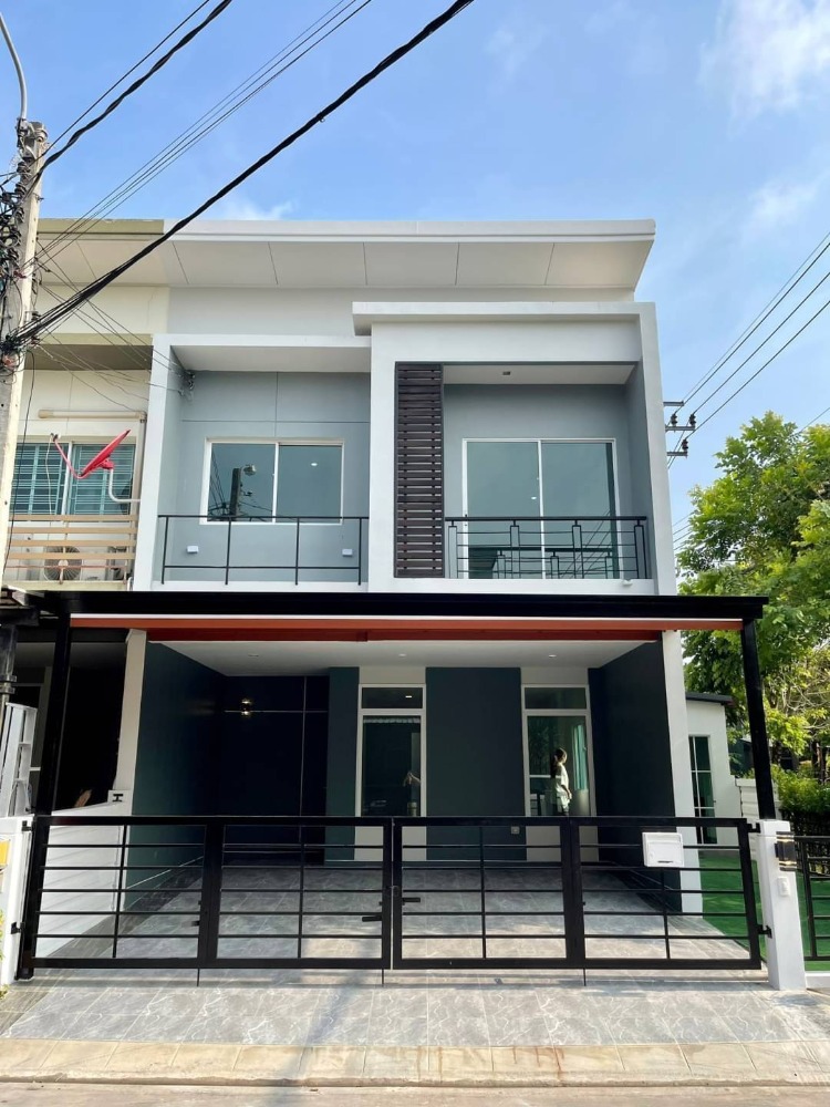 For SaleTownhome : ขายทาวน์โฮม 2 ชั้น หมู่บ้านฮาบิเทีย วงแหวนรามอินทรา เลียบคลองสอง บางชัน ปัญญาอินทรา สี่่แยกตลาดนัดพระพรม ซาฟารีเวิลด์ สนง.คลองสามวา ทางด่วนฉลองรัช ด่วนกาญจนาภิเษก พระยาสุเรนทร์ คู้บอน รามอินทรา