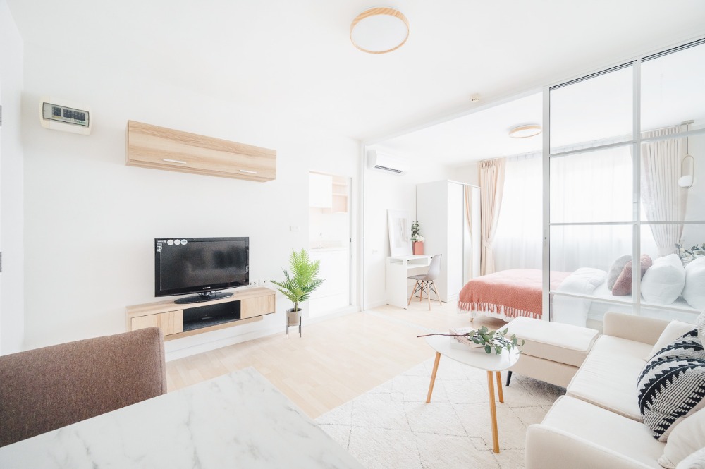 ขายคอนโดเสรีไทย-นิด้า : คอนโดเลต ลาดพร้าว ใกล้แยกลำสาลี ผ่อนเบา ครัวแยก เดินทางสะดวก