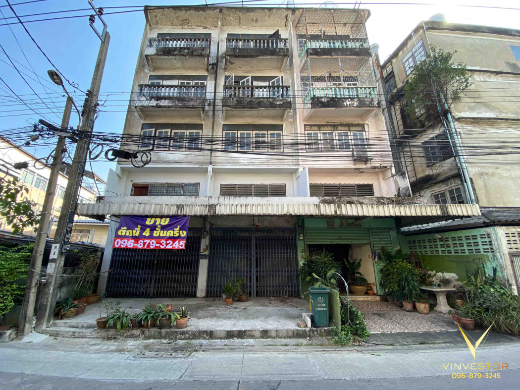 For SaleShop HouseBang kae, Phetkasem : Shophouse for sale, good location, Phetkasem 69, 5 floors + rooftop 29 sq m.