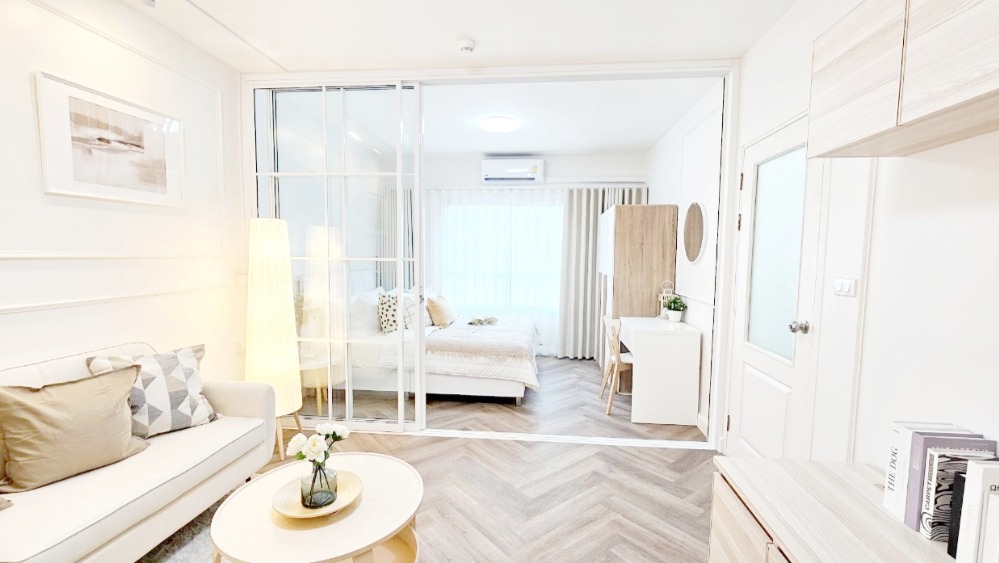 For SaleCondoSeri Thai, Ramkhamhaeng Nida : Here comes the condo that everyone is asking about. Location near the Yellow Line, convenient travel, installments starting at 6,xxx baht.