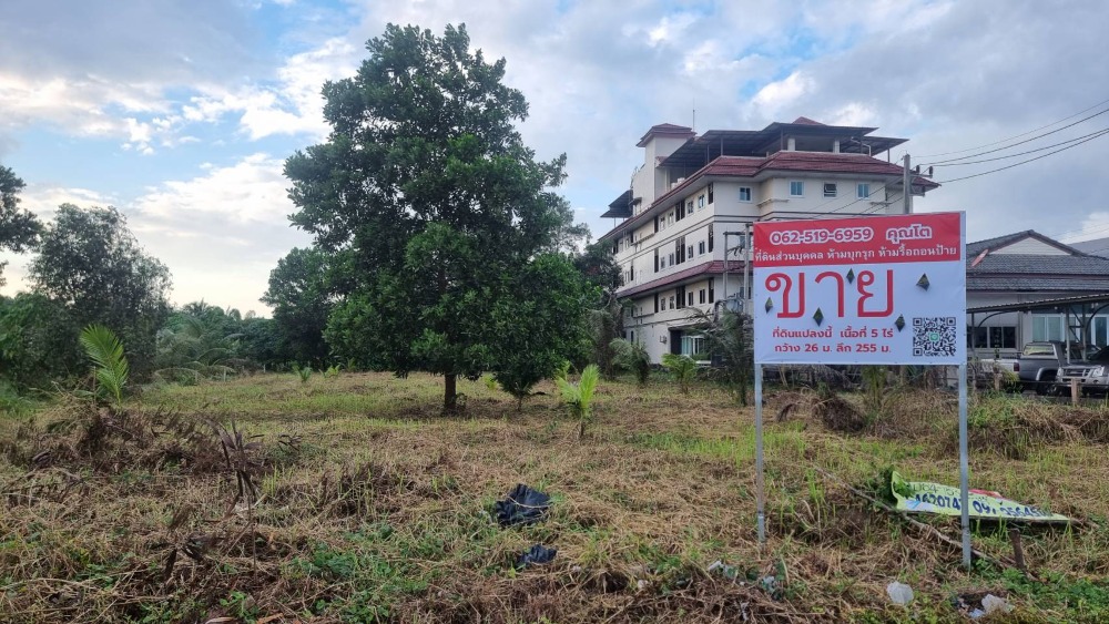 ขายที่ดินสมุย สุราษฎร์ธานี : ขายที่ดินทำเลศักยภาพ ราคาน่าลงทุน ถนน By pass เลี่ยงเมืองสุราษฎร์ธานี ติดโรงแรมเดอะริช เหมาะทำโรงแรม โชว์รูป ห้างสรรพสินค้า แบ่งขายหรือรวมแปลงได้