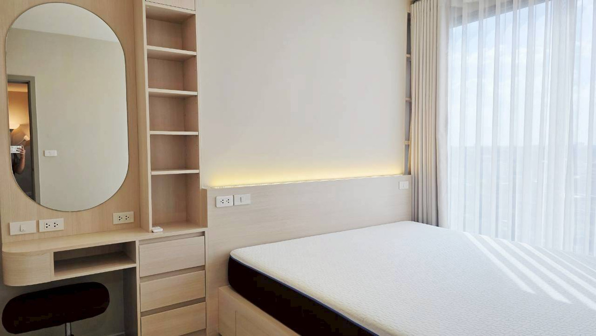 For RentCondoBangna, Bearing, Lasalle : FOR RENT 1BEDROOM 30 sqm high floor 13,000 per month