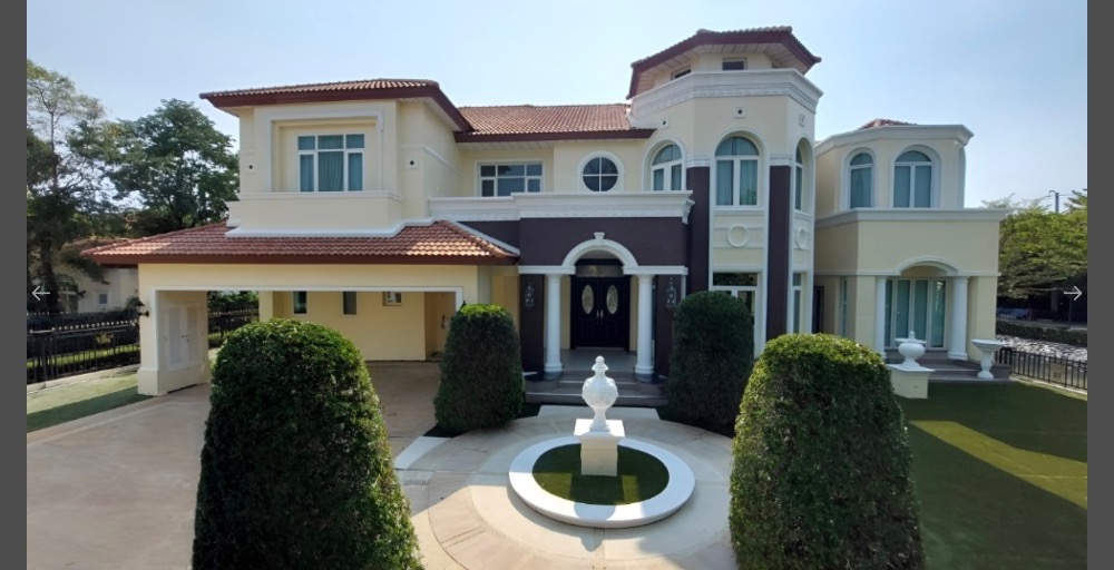 For SaleHouseRama 2, Bang Khun Thian : Luxury house for sale, The Grand Rama 2 Village, beautiful and luxurious, next to the lake, near Assumption College, Wat Phanthai. If interested, contact Line @841qqlnr
