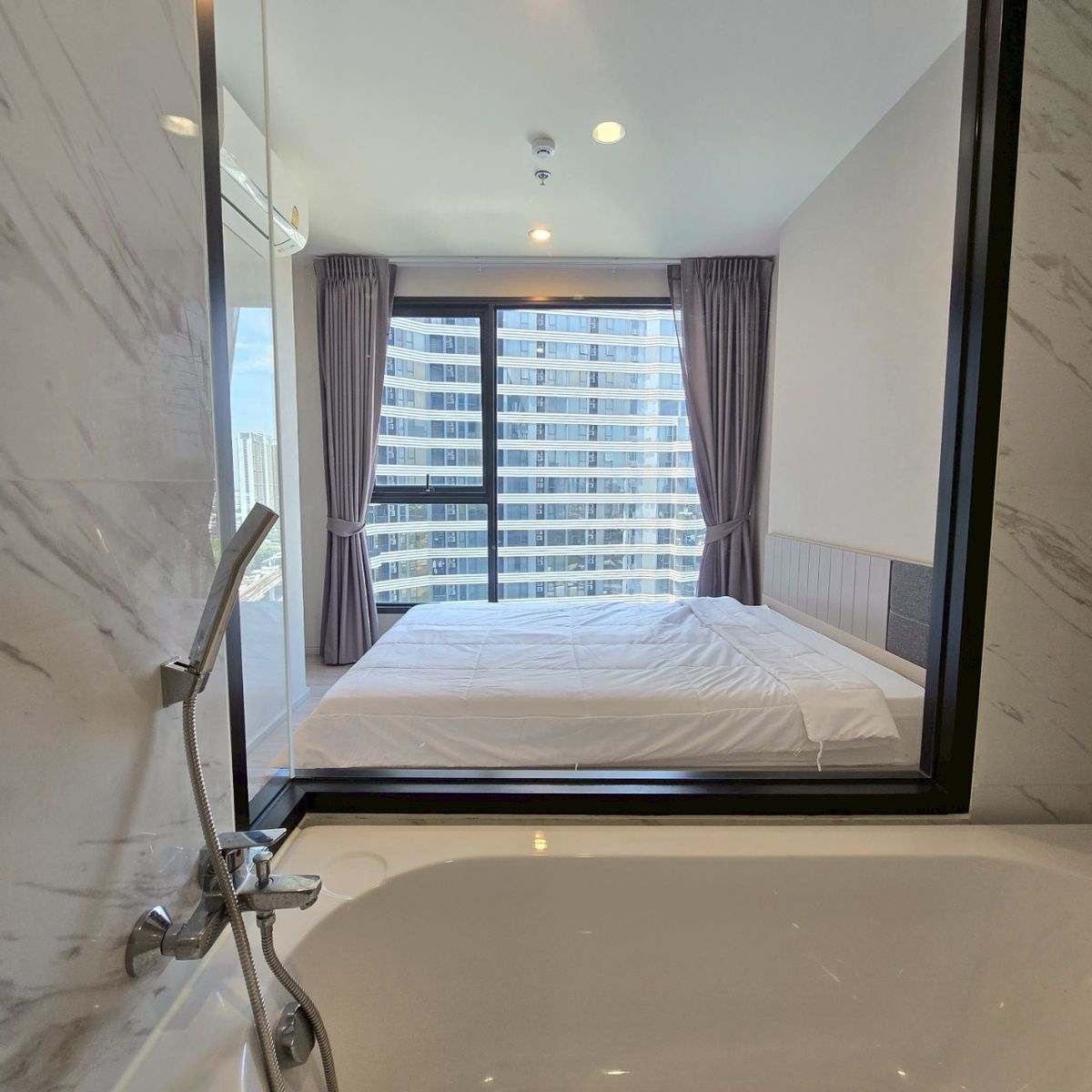 For RentCondoBangna, Bearing, Lasalle : 🌟NEW⭐New room, never lived in, FOR RENT Condo 1 BEDROOM ❤ 27 sq m., east side