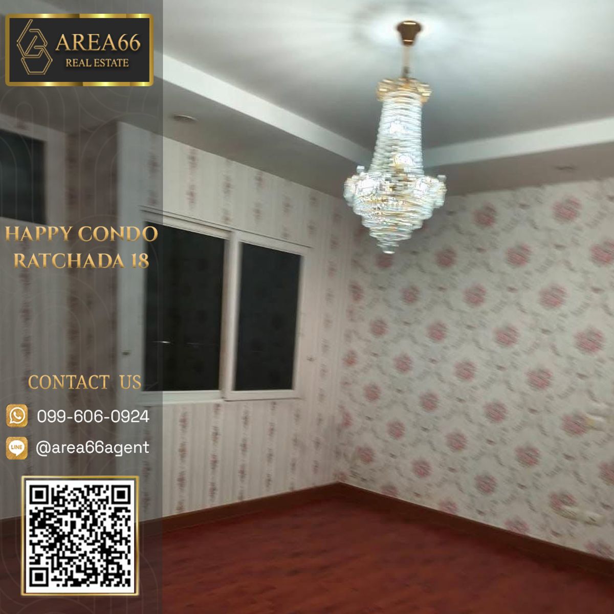 For SaleCondoRatchadapisek, Huaikwang, Suttisan : 🔥 For sale!! Condo Happy Condo ratchada18