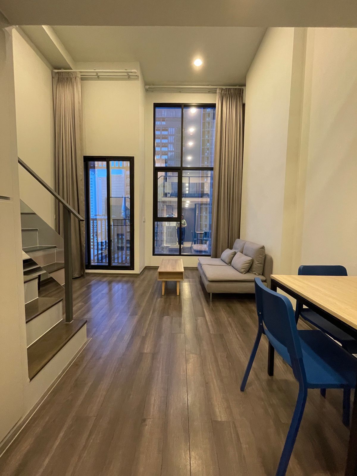ให้เช่าคอนโดพระราม 9 เพชรบุรีตัดใหม่ RCA : ***For RENT Knightsbridge space rama 9, Duplex 1 bedroom ***