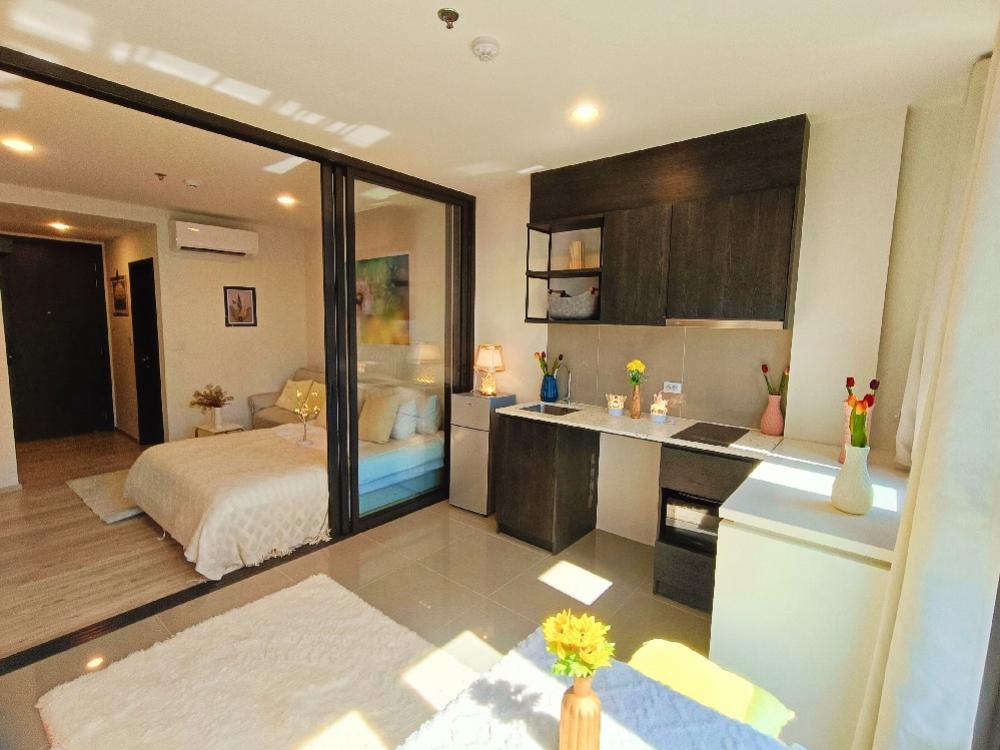 For RentCondoRatchadapisek, Huaikwang, Suttisan : 🔥Urgent for rent🔥XT Huai Khwang (short-term rental) Fully furnished, ready to move in immediately, near MRT Huai Khwang
