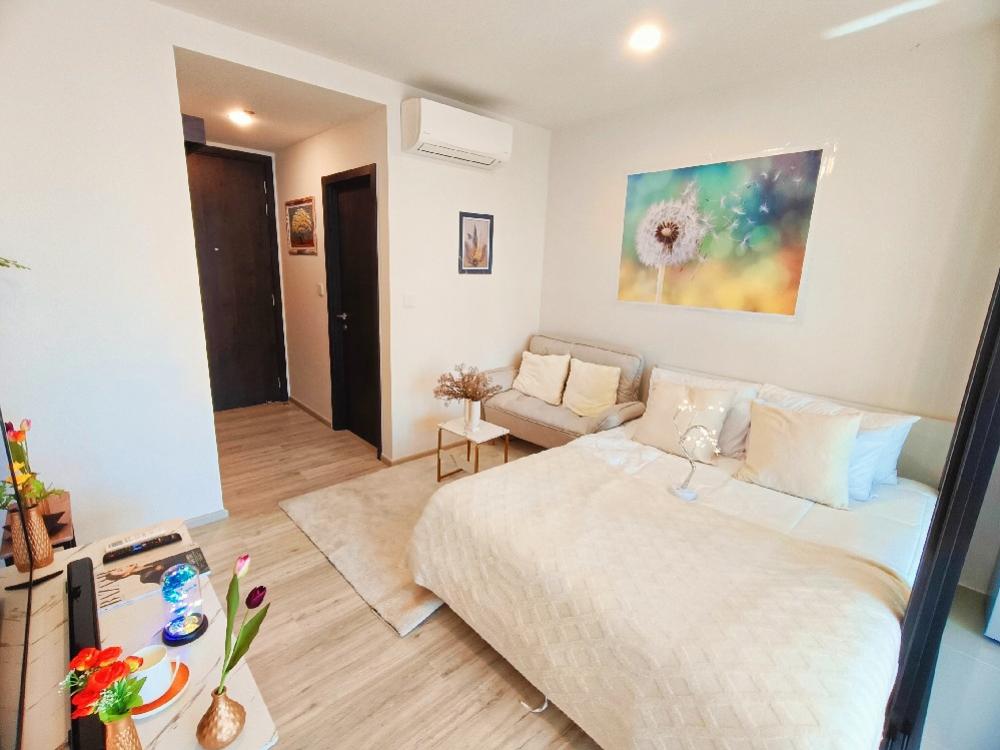 For RentCondoRatchadapisek, Huaikwang, Suttisan : 🔥Urgent for rent🔥XT Huai Khwang (short-term rental) Fully furnished, ready to move in immediately, near MRT Huai Khwang