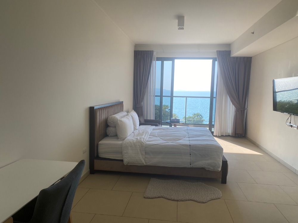 ขายคอนโดพัทยา บางแสน ชลบุรี สัตหีบ : ขาย Condo Zire wongamat Beach front pattaya 1 Bed (S03-1652)