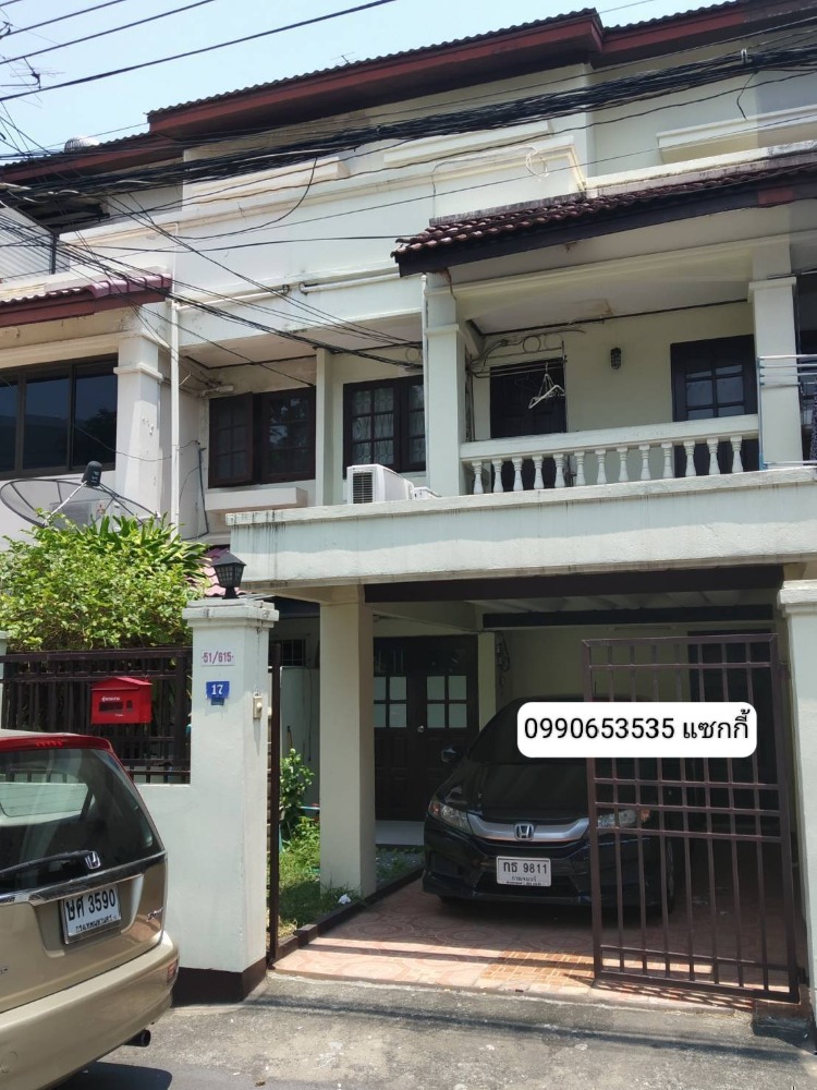 For RentTownhomeLadprao101, Happy Land, The Mall Bang Kapi : ⚡ For rent, 2-story townhome, Soi Lat Phrao 128/1, near BTS, size 25 sq m. ⚡