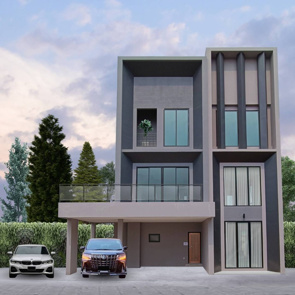 For SaleTownhomeKaset Nawamin,Ladplakao : Single house for sale, 52.8 sq m, 3 floors, 5 bedrooms, Kaset Nawamin, Lat Pla Khao, Wang Hin, Kasetsart University.