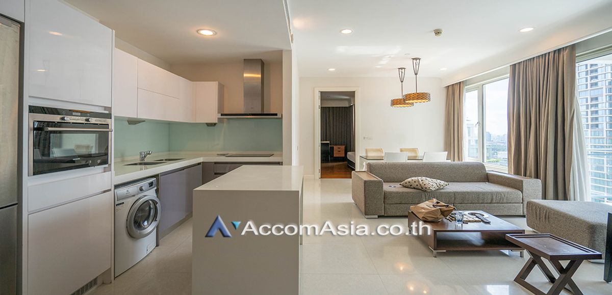 For RentCondoWitthayu, Chidlom, Langsuan, Ploenchit : 🔼AccomA🔽  2 Bedrooms Condominium for Rent in Ploenchit, Bangkok near BTS Chitlom at Q Langsuan (AA16837)