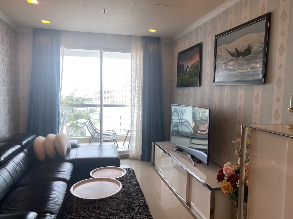 ขายคอนโดพัทยา บางแสน ชลบุรี สัตหีบ : ขายคอนโด The Palm wongamat beach front 2beds room (S03-1087)
