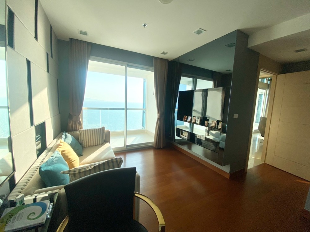 ขายคอนโดพัทยา บางแสน ชลบุรี สัตหีบ : For sale The Palm wongamat beach front 144 Sq.m direct sunset  (S03-0866)