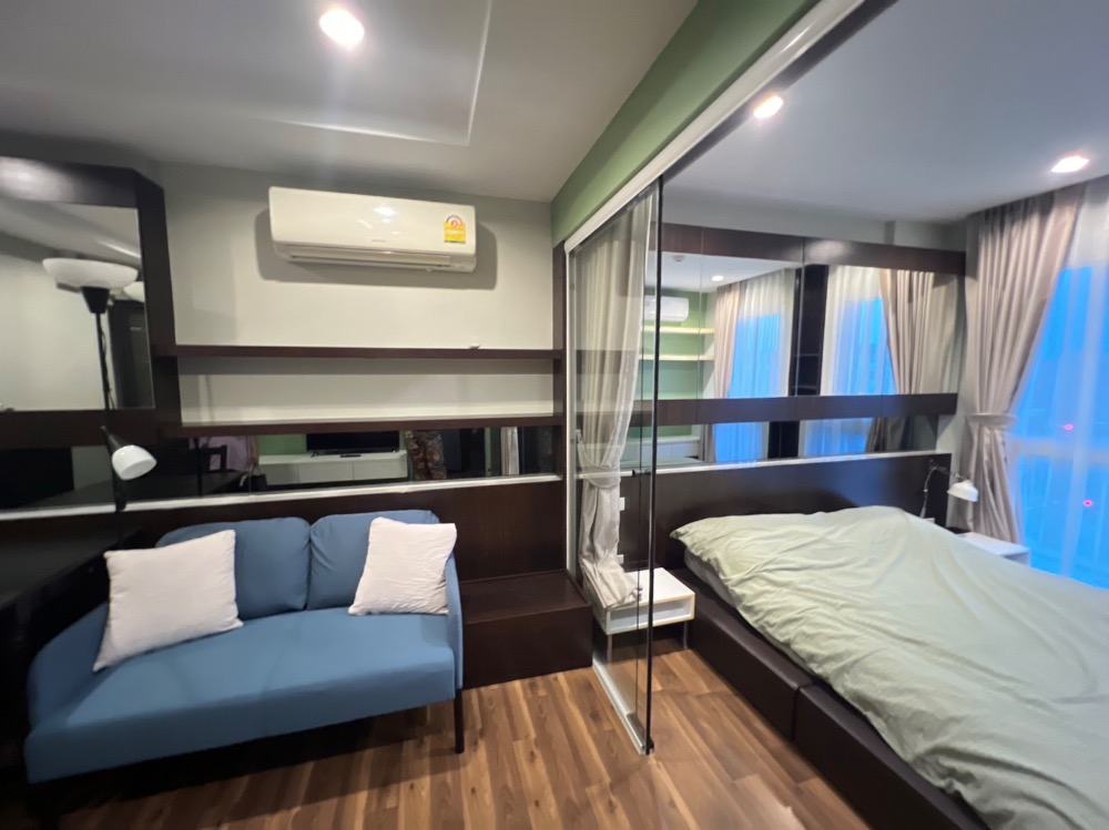 For RentCondoNawamin, Ramindra : 📢 Condo for rent, Parc Exo Kaset-Nawamin, Building C, has a washing machine, lotus pond view, ready to move in.