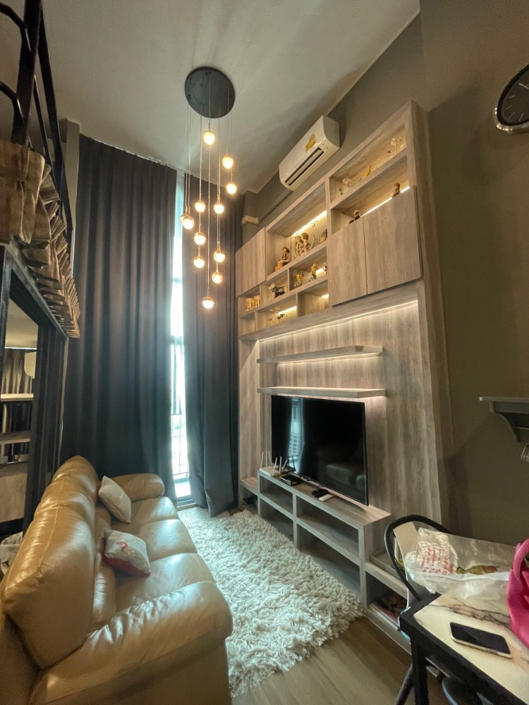 ให้เช่าคอนโดพระราม 9 เพชรบุรีตัดใหม่ RCA : For Rent >> Loft 35 sq.m. 2Bedroom 22K New Room Fully Furnished