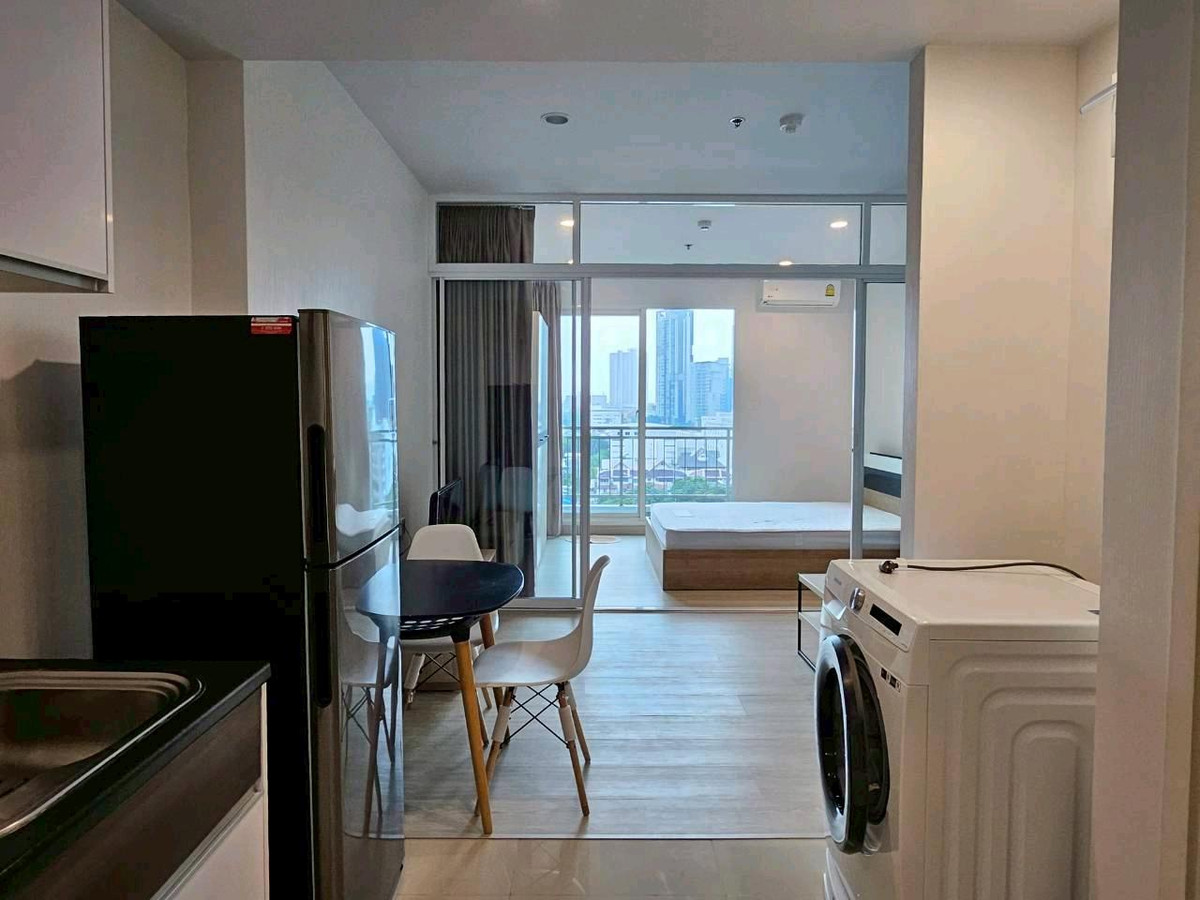 For RentCondoSathorn, Narathiwat : For rent, Supalai Light Ratchada, Narathiwat, Sathorn, 9th floor, size 34 sq.m., fully furnished, electric