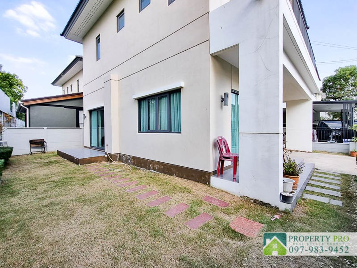 ขายบ้านนนทบุรี บางใหญ่ บางบัวทอง : ขาย บ้าน Centro ราชพฤกษ์ 2 บ้านเดี่ยว 2 ชั้น 3 ห้องนอน ขนาด 53 ตรว 175 ตรม หลังริม สภาพใหม่มาก เฟอร์นิเจอร์ เครื่องใช้ไฟฟ้าครบ ใกล้ รถไฟฟ้า MRT บางพลู ทางด่วนศรีรัช วงแหวนรอบนอก พระราม 5 : EL24S-002 