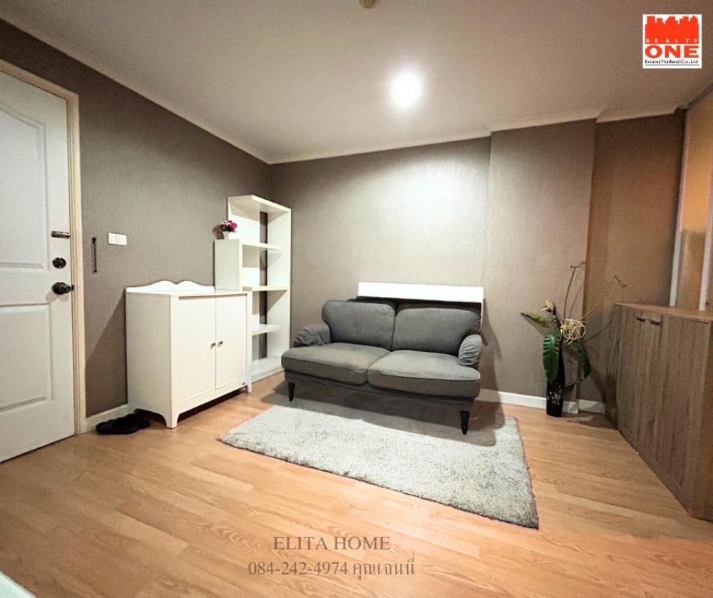 For SaleCondoRamkhamhaeng, Hua Mak : ‼️Urgent sale ‼️Condo Lumpini Ville Ramkhamhaeng 26, size 1 bedroom, 1 bathroom, 1 kitchen, 1 living room, beautifully decorated, ready to move in, area 31 sq m., near Airport Link Ramkhamhaeng, The Mall, Major, Big C, convenient transportation, near shop