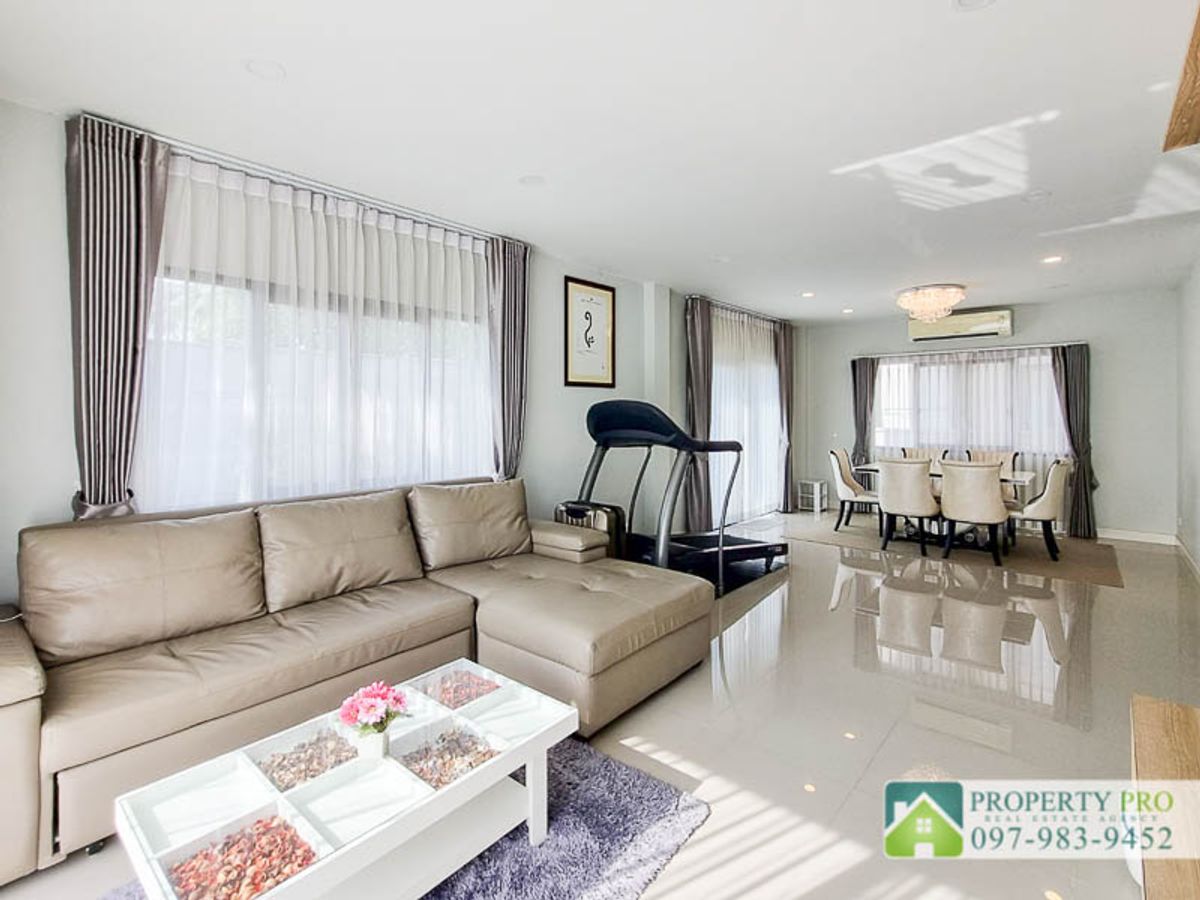 ขายบ้านนนทบุรี บางใหญ่ บางบัวทอง : ขาย บ้าน Centro ราชพฤกษ์ 2 บ้านเดี่ยว 2 ชั้น 3 ห้องนอน ขนาด 53 ตรว 175 ตรม หลังริม สภาพใหม่มาก เฟอร์นิเจอร์ เครื่องใช้ไฟฟ้าครบ ใกล้ รถไฟฟ้า MRT บางพลู ทางด่วนศรีรัช วงแหวนรอบนอก พระราม 5 : EL24S-002 