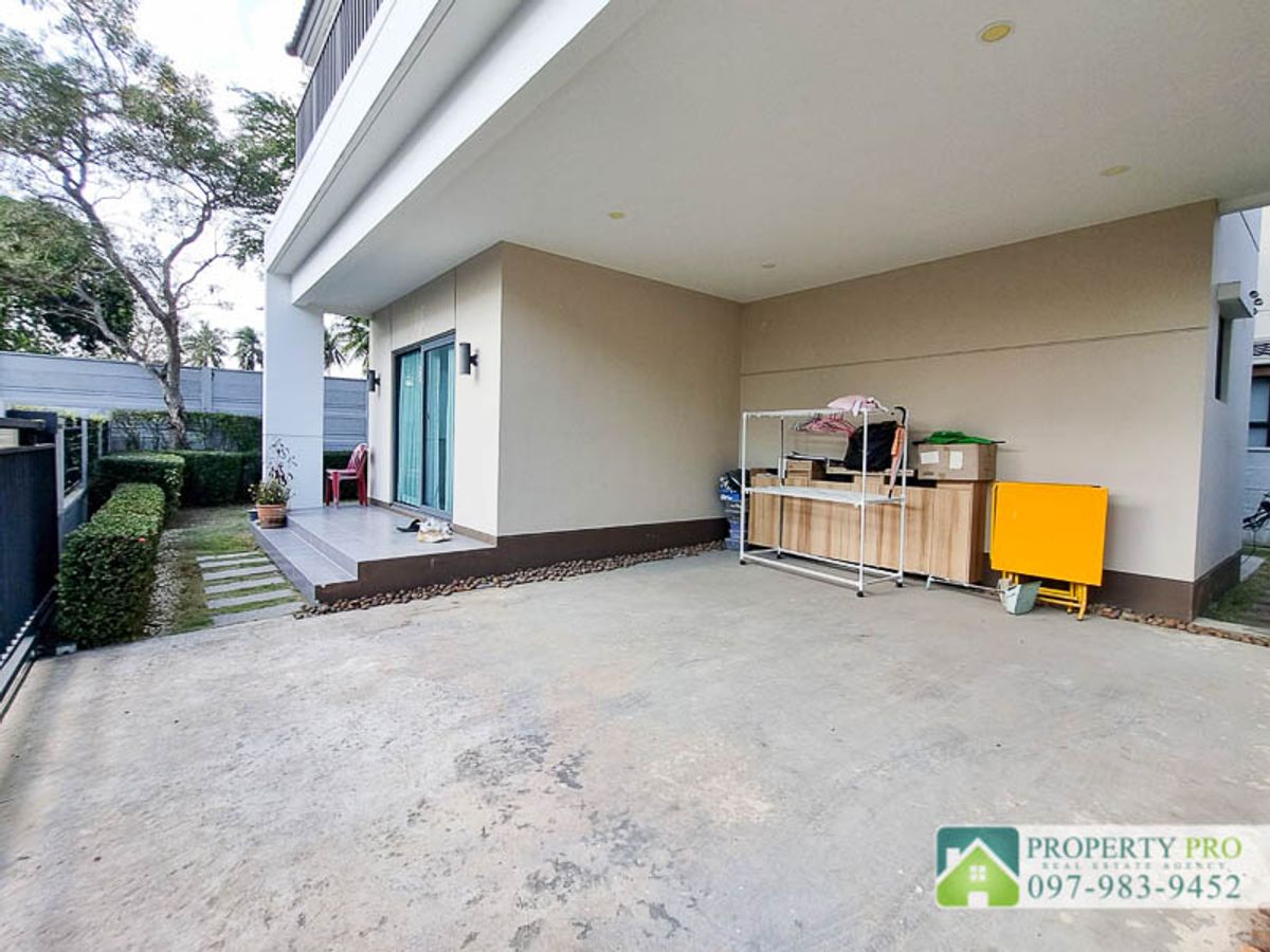 ขายบ้านนนทบุรี บางใหญ่ บางบัวทอง : ขาย บ้าน Centro ราชพฤกษ์ 2 บ้านเดี่ยว 2 ชั้น 3 ห้องนอน ขนาด 53 ตรว 175 ตรม หลังริม สภาพใหม่มาก เฟอร์นิเจอร์ เครื่องใช้ไฟฟ้าครบ ใกล้ รถไฟฟ้า MRT บางพลู ทางด่วนศรีรัช วงแหวนรอบนอก พระราม 5 : EL24S-002 