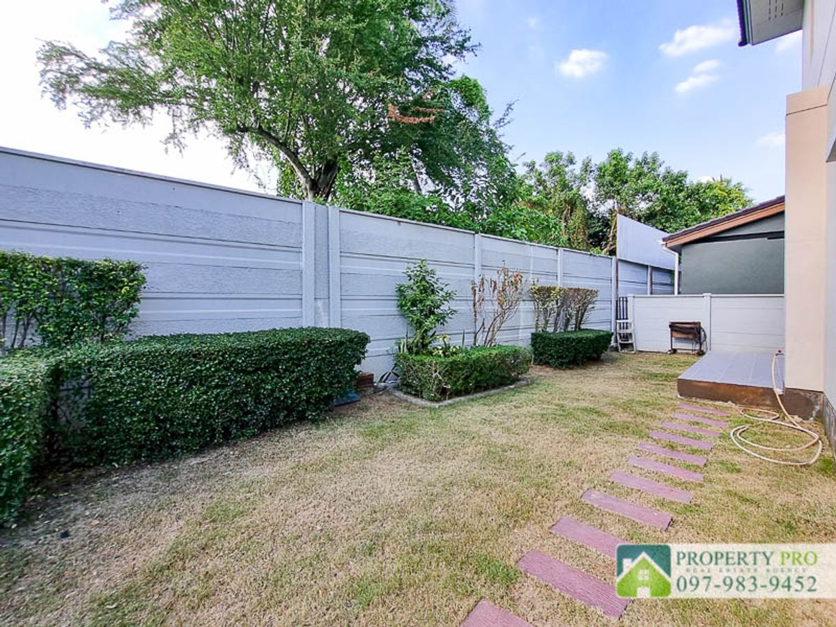 ขายบ้านนนทบุรี บางใหญ่ บางบัวทอง : ขาย บ้าน Centro ราชพฤกษ์ 2 บ้านเดี่ยว 2 ชั้น 3 ห้องนอน ขนาด 53 ตรว 175 ตรม หลังริม สภาพใหม่มาก เฟอร์นิเจอร์ เครื่องใช้ไฟฟ้าครบ ใกล้ รถไฟฟ้า MRT บางพลู ทางด่วนศรีรัช วงแหวนรอบนอก พระราม 5 : EL24S-002 