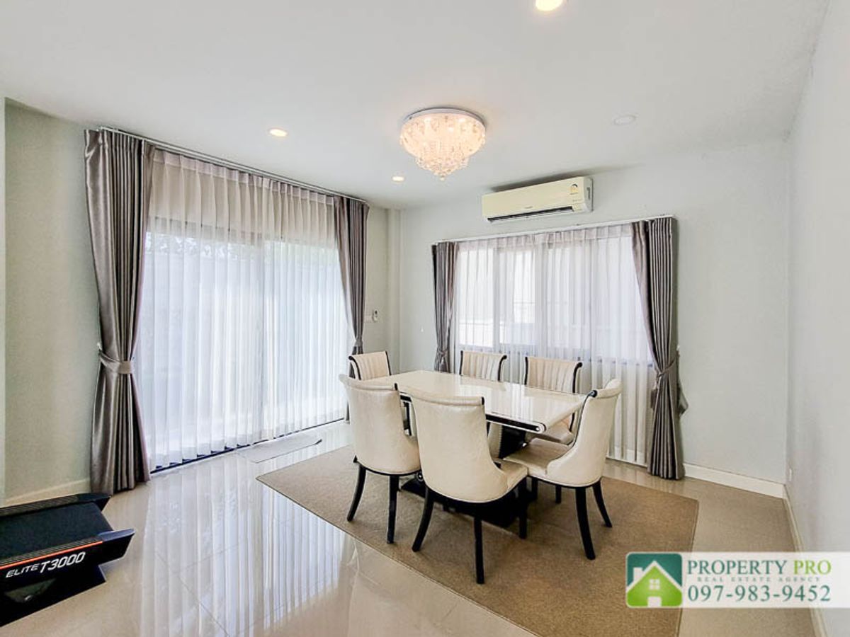 ขายบ้านนนทบุรี บางใหญ่ บางบัวทอง : ขาย บ้าน Centro ราชพฤกษ์ 2 บ้านเดี่ยว 2 ชั้น 3 ห้องนอน ขนาด 53 ตรว 175 ตรม หลังริม สภาพใหม่มาก เฟอร์นิเจอร์ เครื่องใช้ไฟฟ้าครบ ใกล้ รถไฟฟ้า MRT บางพลู ทางด่วนศรีรัช วงแหวนรอบนอก พระราม 5 : EL24S-002 