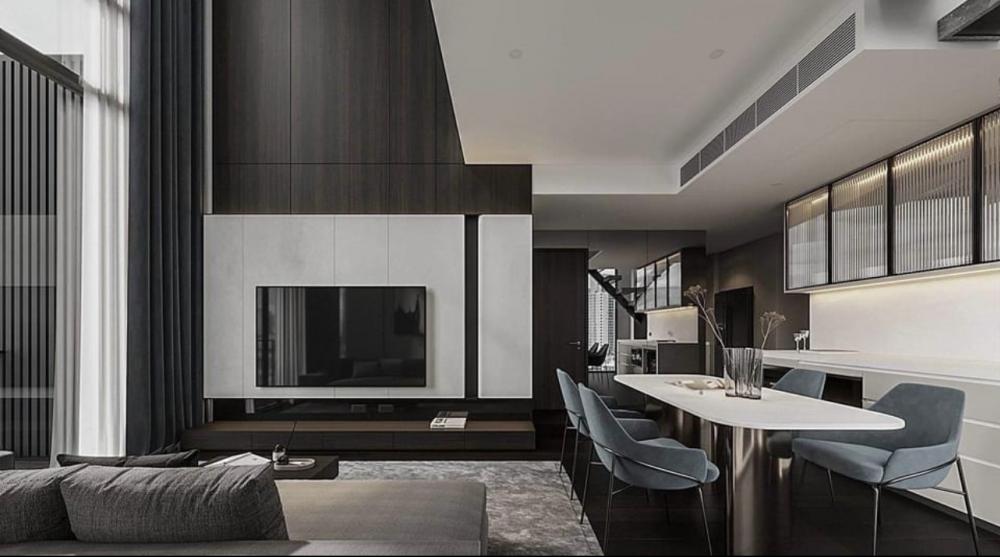 ให้เช่าคอนโดสุขุมวิท อโศก ทองหล่อ : Rental : Laviq Sukhumvit 57 , 2 Bed 2 Bath , 97.52 S.qm , High Floor