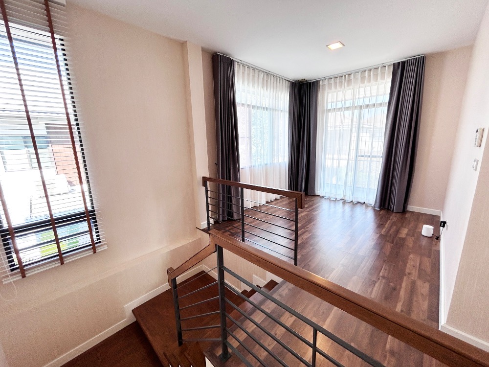 For RentHouseLadkrabang, Suwannaphum Airport : K-5418 For rent/sale! Single house Manthana 4 On Nut Wongwaen, beautiful house with built-in furniture.