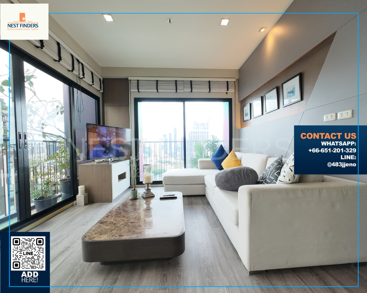 For RentCondoSukhumvit, Asoke, Thonglor : Ready to move in 💗 For rent, spacious room, next to BTS Ekkamai 💗 Noble Reveal Sukhumvit 63