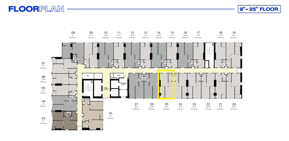Sale DownCondoSeri Thai, Ramkhamhaeng Nida : For sale Ideo Ramkhamhaeng Lam Sali 1 bedroom 31 sq m (room owner)