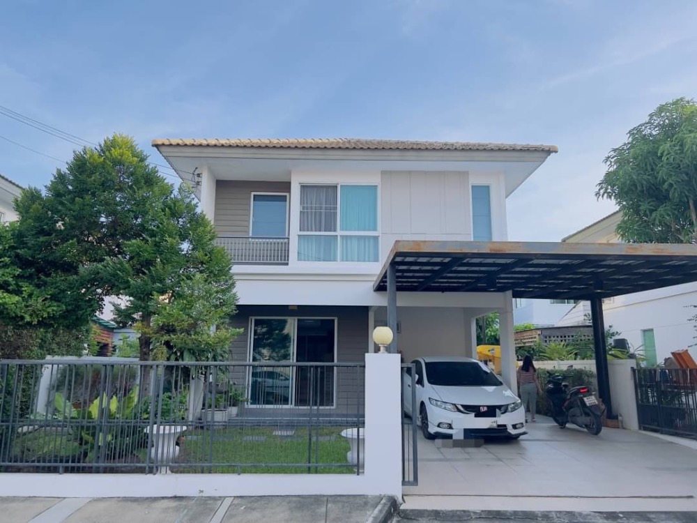 ขายบ้านนนทบุรี บางใหญ่ บางบัวทอง : ขายบ้านเดี่ยว2  ชั้น ม.พฤกษ์ลดา บางใหญ่ 3 ห้องนอน  ใกล้สวน ใกล้Clubhouse ซอยคลองถนน ใกล้ central เวสเกต รถไฟฟ้า บางใผ่  ราคาเพียง 4.69 ล้านบาท