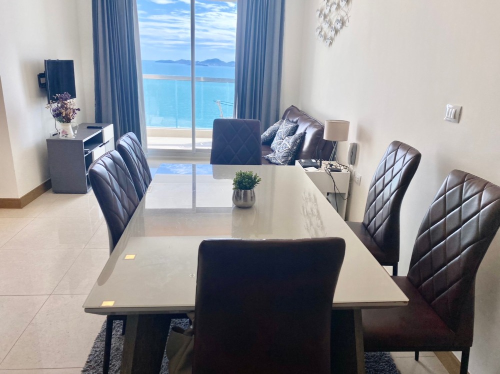 For RentCondoPattaya, Bangsaen, Chonburi : For rent Condo The Palm Wongamat Beach Front Pattaya 1Beds Sea view (S03-0915)