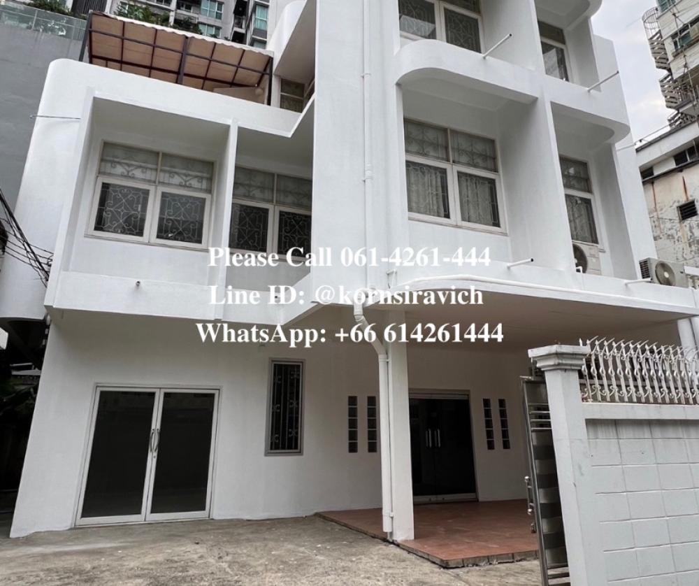 For RentHome OfficeSathorn, Narathiwat : Rental home office, bts, channels, channels, 700 meters, 2 parking spaces, alley, peaceful, convenient transportation | Company registration