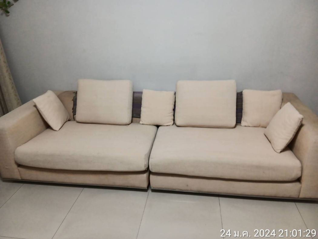 For RentCondoRama3 (Riverside),Satupadit : Condo for rent, Supalai Casa Riva Vista 1, 108 sq m., 2 bedrooms, 2 bathrooms, 3 balconies, 2 parking spaces, 1 living room.