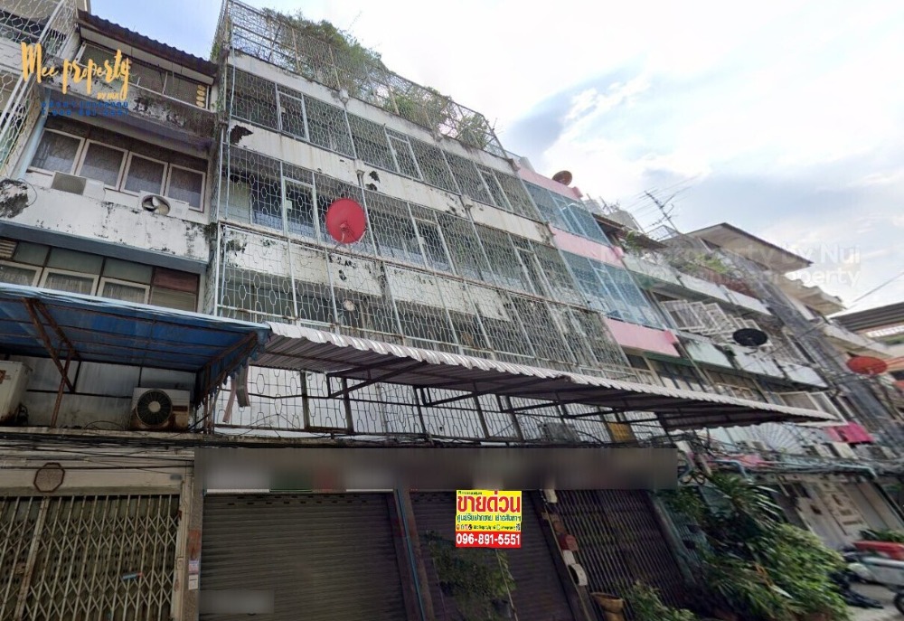 ขายอาคารพาณิชย์พระราม 3 สาธุประดิษฐ์ : ขายด่วนอาคารพาณิชย์ ทำเลดี!! 3 คูหา 5 ชั้น ถนนจันทน์ซอย 16 แยก 6 ใกล้สถานีรถไฟฟ้าหลายสาย ME-136