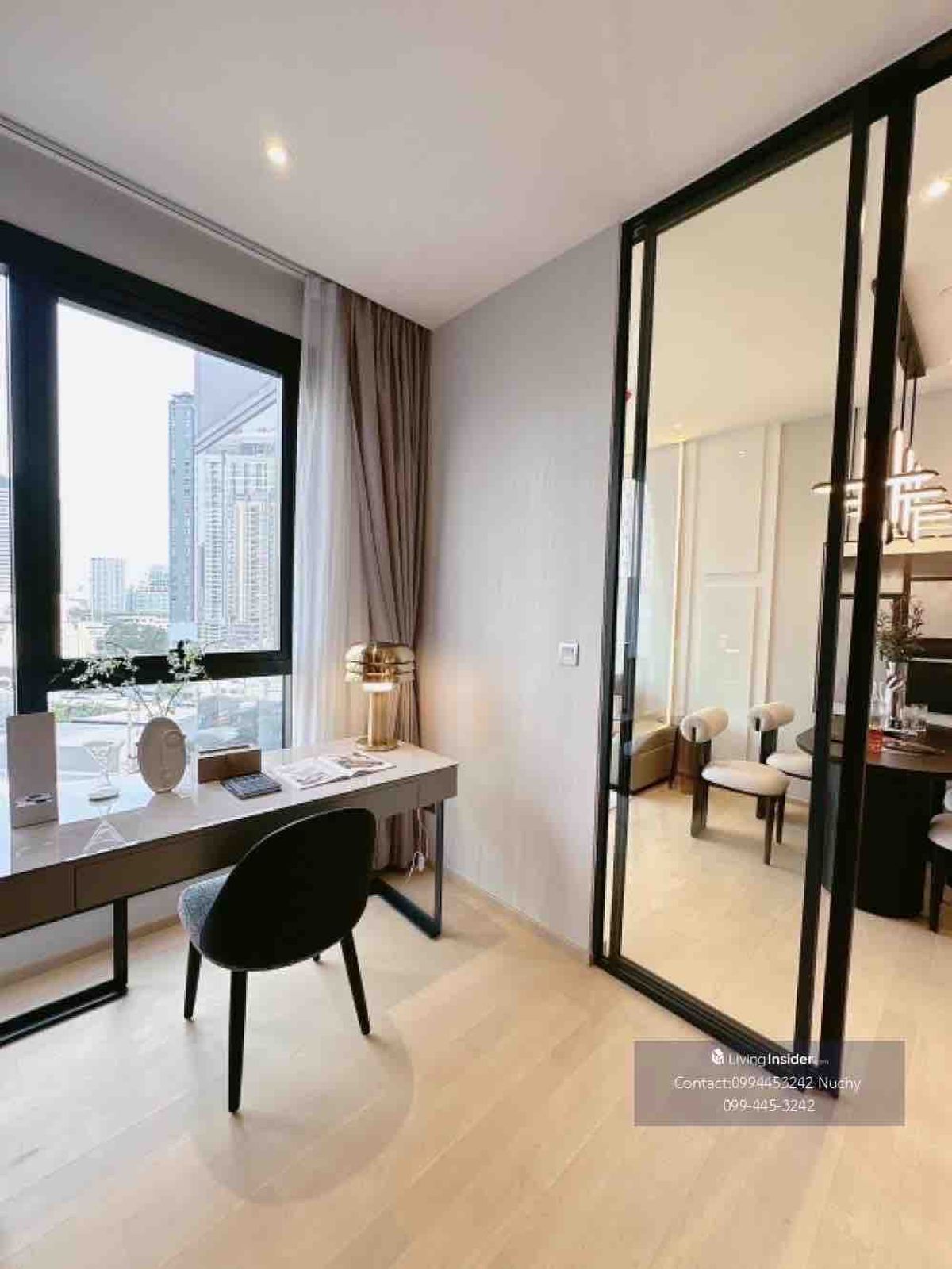 For SaleCondoRama9, Petchburi, RCA : 📍Hot🔥 Only 7.59 MB Ashton Asoke Rama9, 1 bedroom, 1 bathroom, size 40 Sqm. 👉Only 7.59 MB, big room, first hand from the project, pay 30,000 to reserve, everything free.