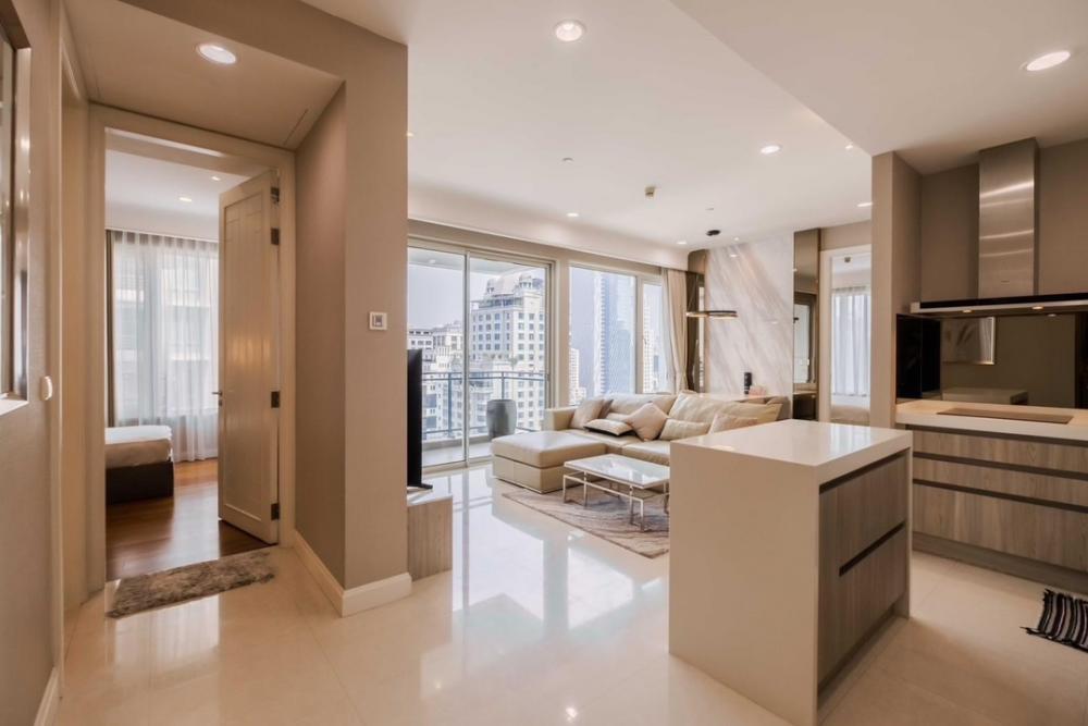 ให้เช่าคอนโดวิทยุ ชิดลม หลังสวน : Rental : Q Langsuan , 2 Bed 2 Bath , 106.31 S.qm , 16th Floor ** Corner Room **