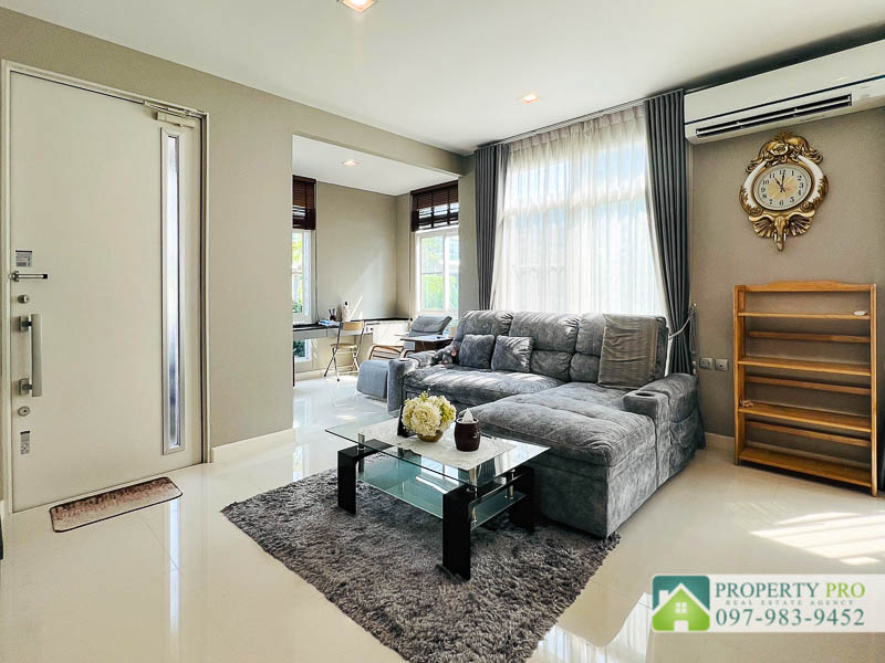 For SaleHouseNonthaburi, Bang Yai, Bangbuathong : House for Sale Mantana Westgate, 4 Bedroom 60 Sqw 185 Sqm Fully Furnished Near MRT Talad Bang Yai, Klong Bang Phai, Bang Yai, Bang Bua Thong : EL24S-004