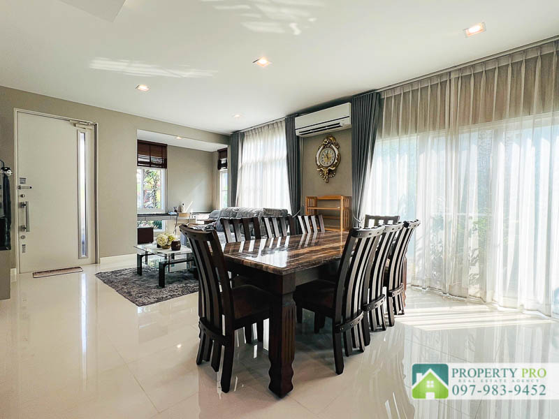 For SaleHouseNonthaburi, Bang Yai, Bangbuathong : House for Sale Mantana Westgate, 4 Bedroom 60 Sqw 185 Sqm Fully Furnished Near MRT Talad Bang Yai, Klong Bang Phai, Bang Yai, Bang Bua Thong : EL24S-004