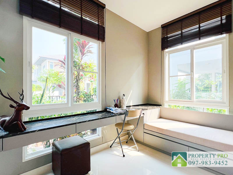 For SaleHouseNonthaburi, Bang Yai, Bangbuathong : House for Sale Mantana Westgate, 4 Bedroom 60 Sqw 185 Sqm Fully Furnished Near MRT Talad Bang Yai, Klong Bang Phai, Bang Yai, Bang Bua Thong : EL24S-004