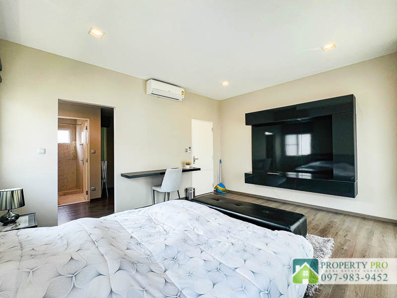 For SaleHouseNonthaburi, Bang Yai, Bangbuathong : House for Sale Mantana Westgate, 4 Bedroom 60 Sqw 185 Sqm Fully Furnished Near MRT Talad Bang Yai, Klong Bang Phai, Bang Yai, Bang Bua Thong : EL24S-004